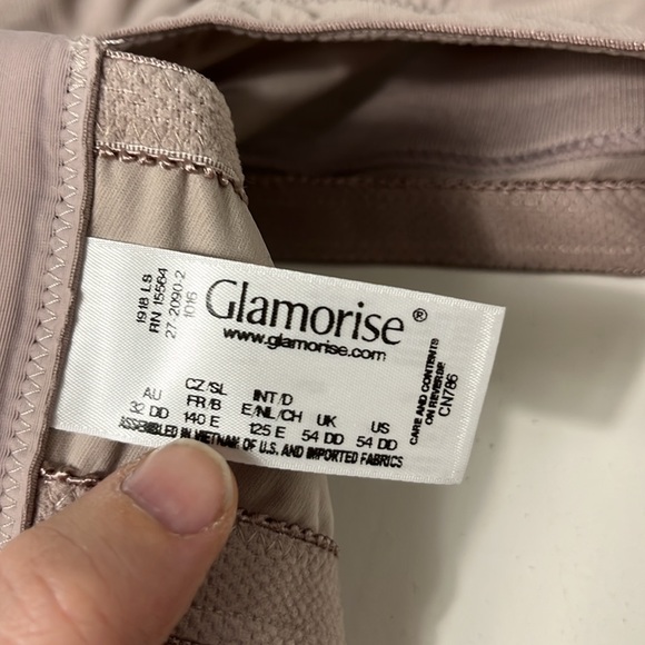 Glamorise 54 DD Light Brown Women's Intimate Bra - Picture 5 of 5